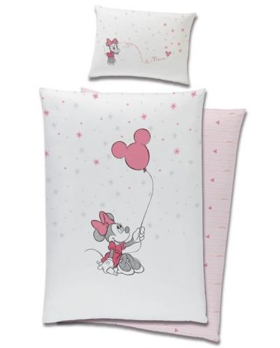 Бебешки спален комплект Sonne - Minnie Mouse, 100 x 135 cm, 2 части - 1
